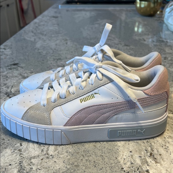 Puma Women's Puma Cali Star Lavender Fog White Sneakers Size 10 - Picture 5 of 13